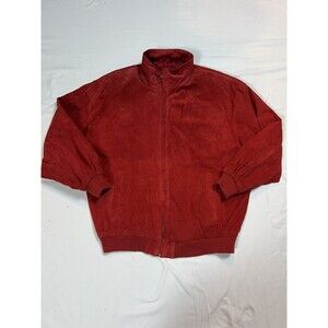 Pelle New York, Milano Leather Bomber Jacket Women's‎ Size XL Red 1990s Vintage